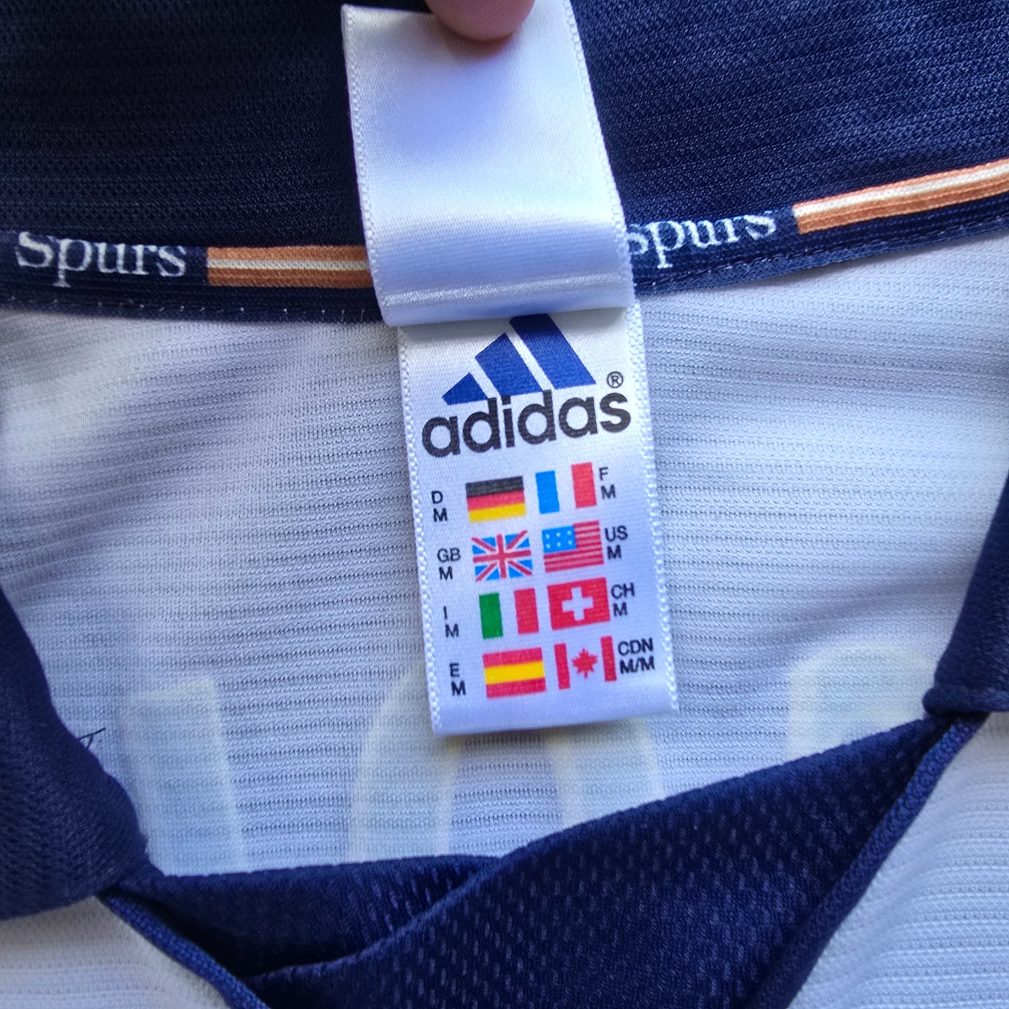 Vintage Adidas Tottenham Hotspur Sol #5 1999/01 Home Jersey - M
