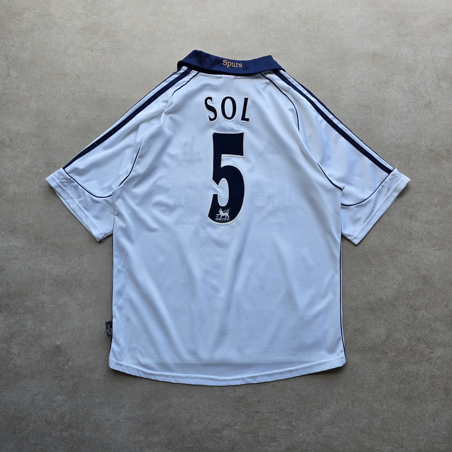 Vintage Adidas Tottenham Hotspur Sol #5 1999/01 Home Jersey - M
