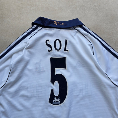 Vintage Adidas Tottenham Hotspur Sol #5 1999/01 Home Jersey - M