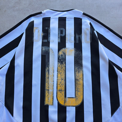 Vintage Nike Juventus Italy 2003/04 Del Piero #10 Home Jersey - XL