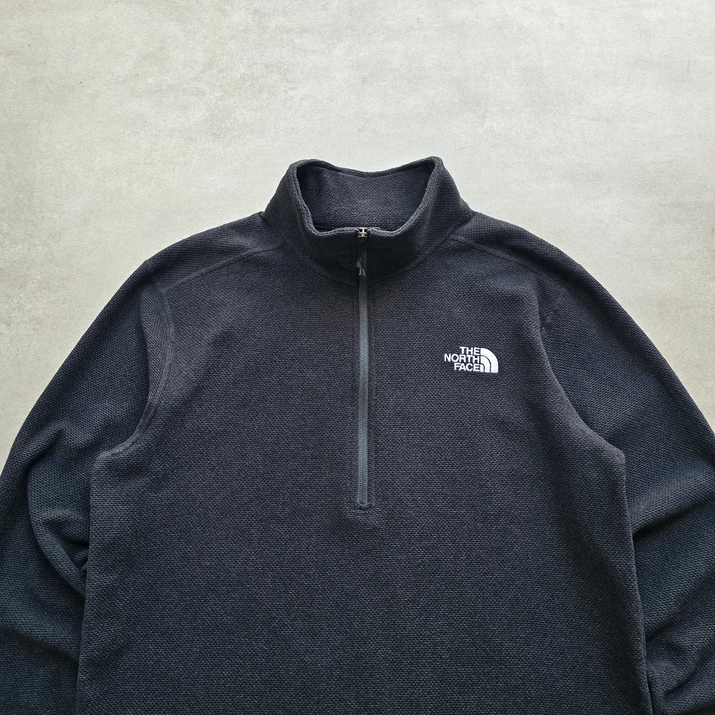 The North Face 1/4 Zip Waffle Fleece Jumper - M