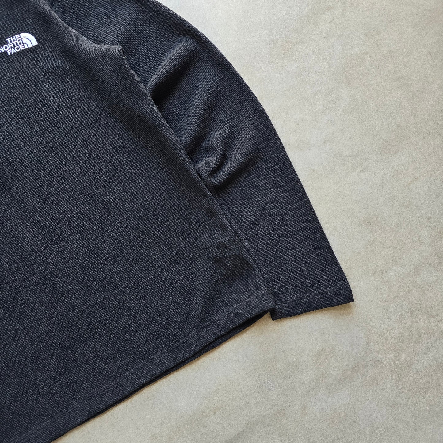 The North Face 1/4 Zip Waffle Fleece Jumper - M