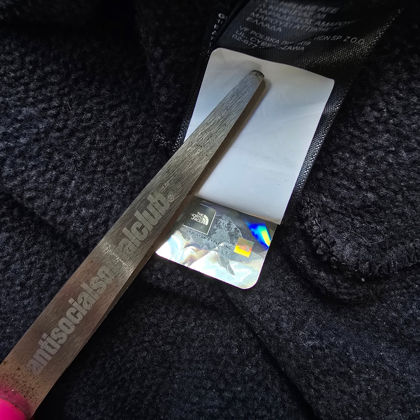 The North Face 1/4 Zip Waffle Fleece Jumper - M