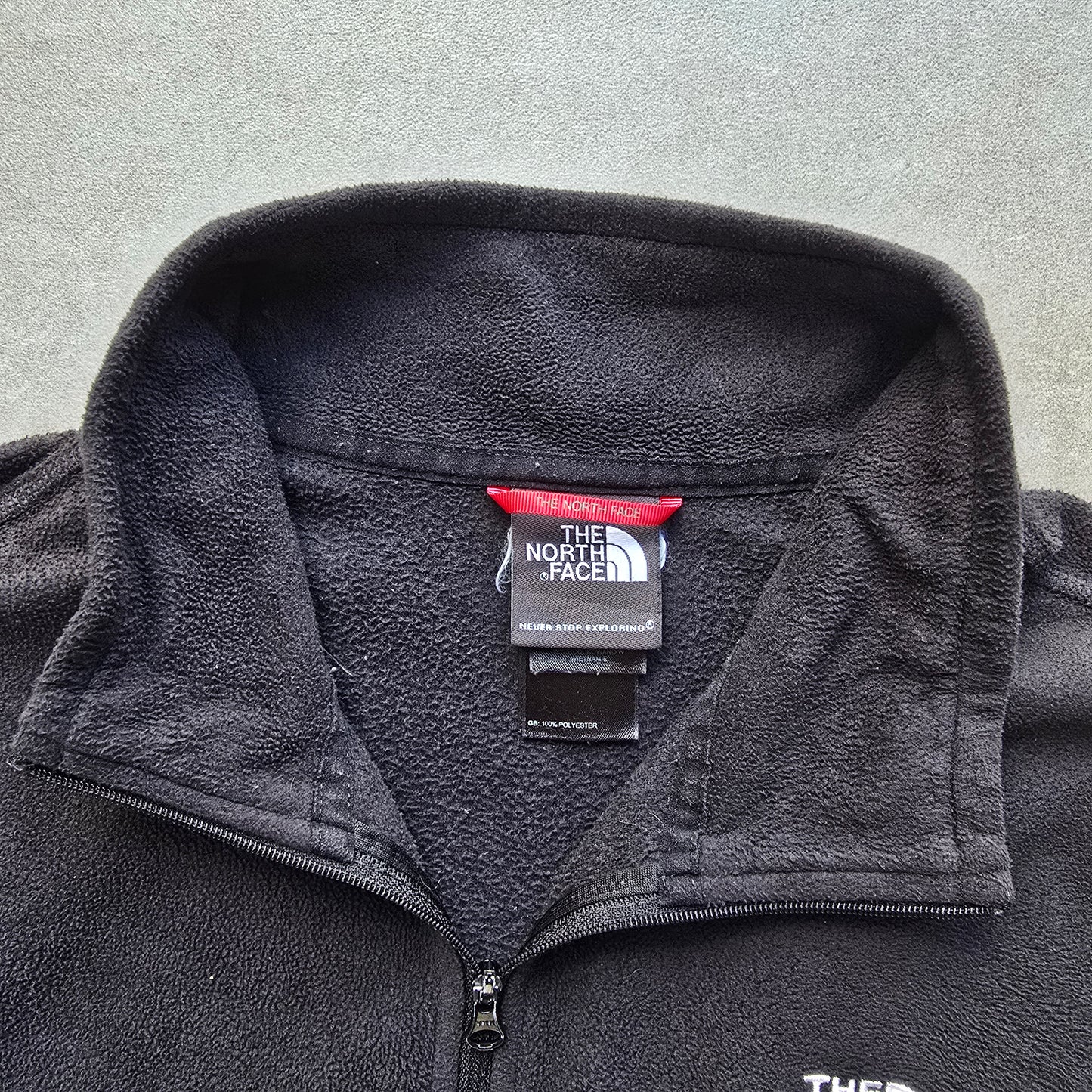 The North Face 1/4 Zip Lightweight Fleece Jumper - L