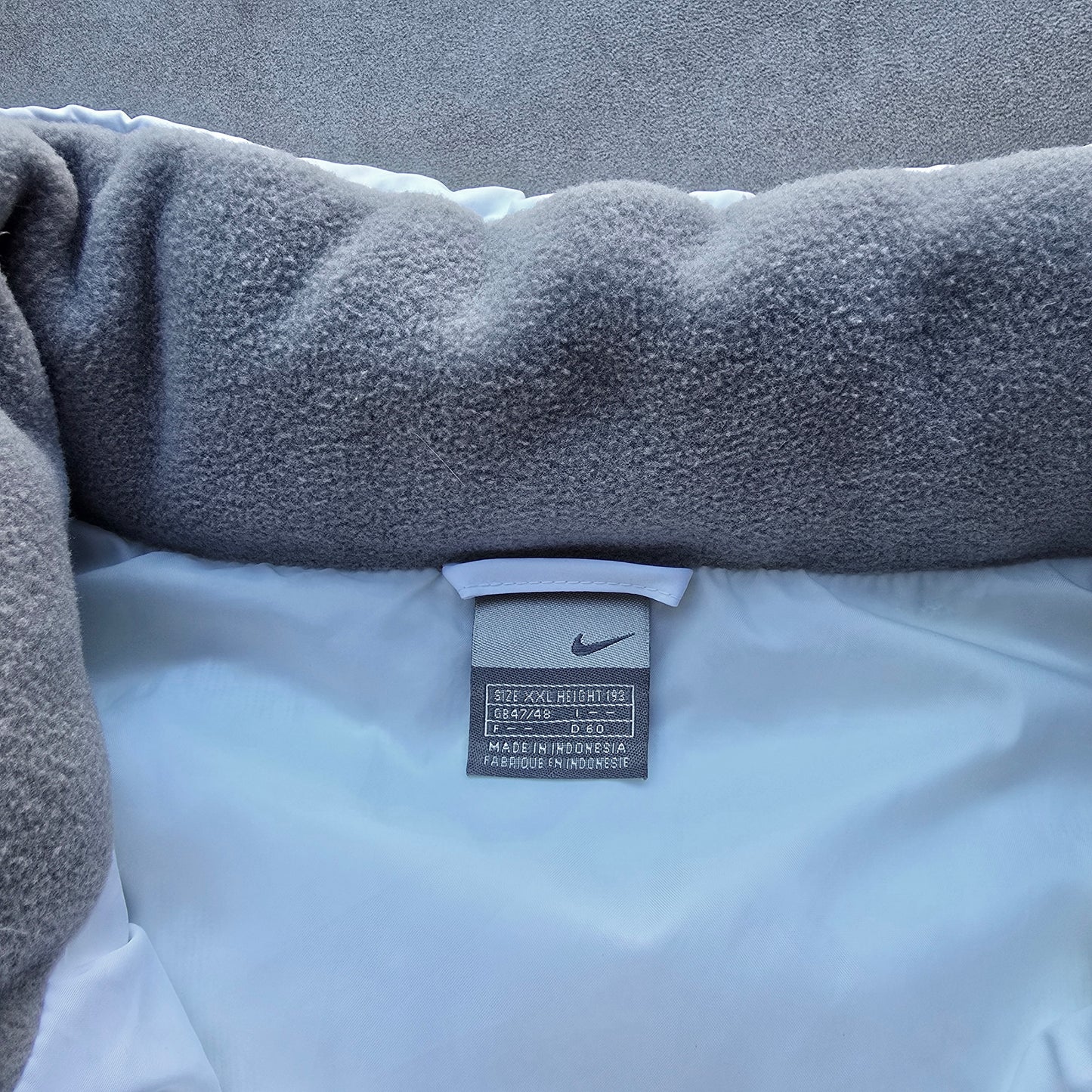 Vintage Nike Mini Swoosh Puffer Vest - XXL