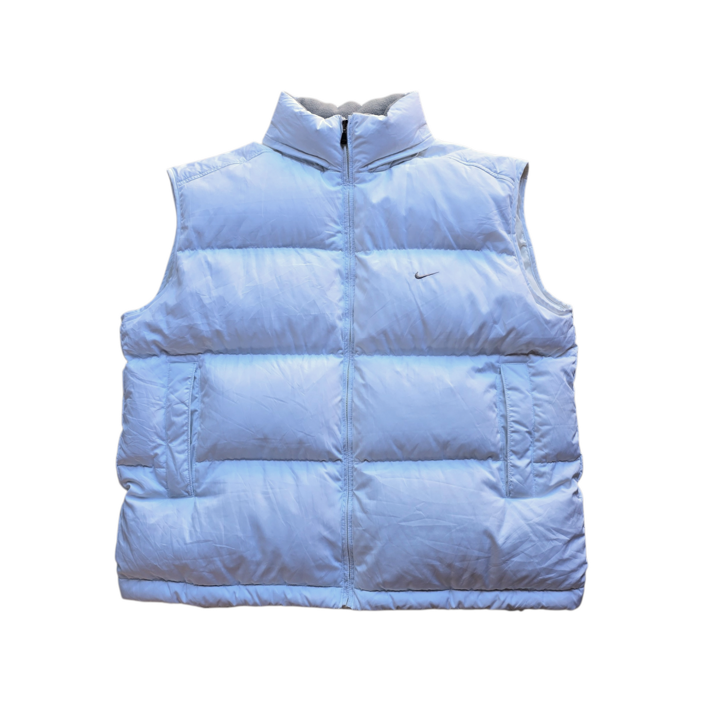 Vintage Nike Mini Swoosh Puffer Vest - XXL
