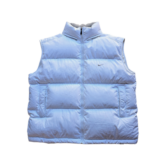 Vintage Nike Mini Swoosh Down Puffer Vest - XXL