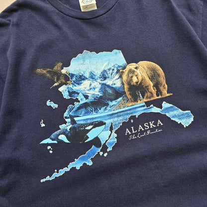 Vintage 2000's Alaska Tee - M