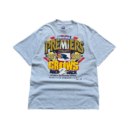 Vintage 1998 AFL Adelaide Crows Premiers Tee - M