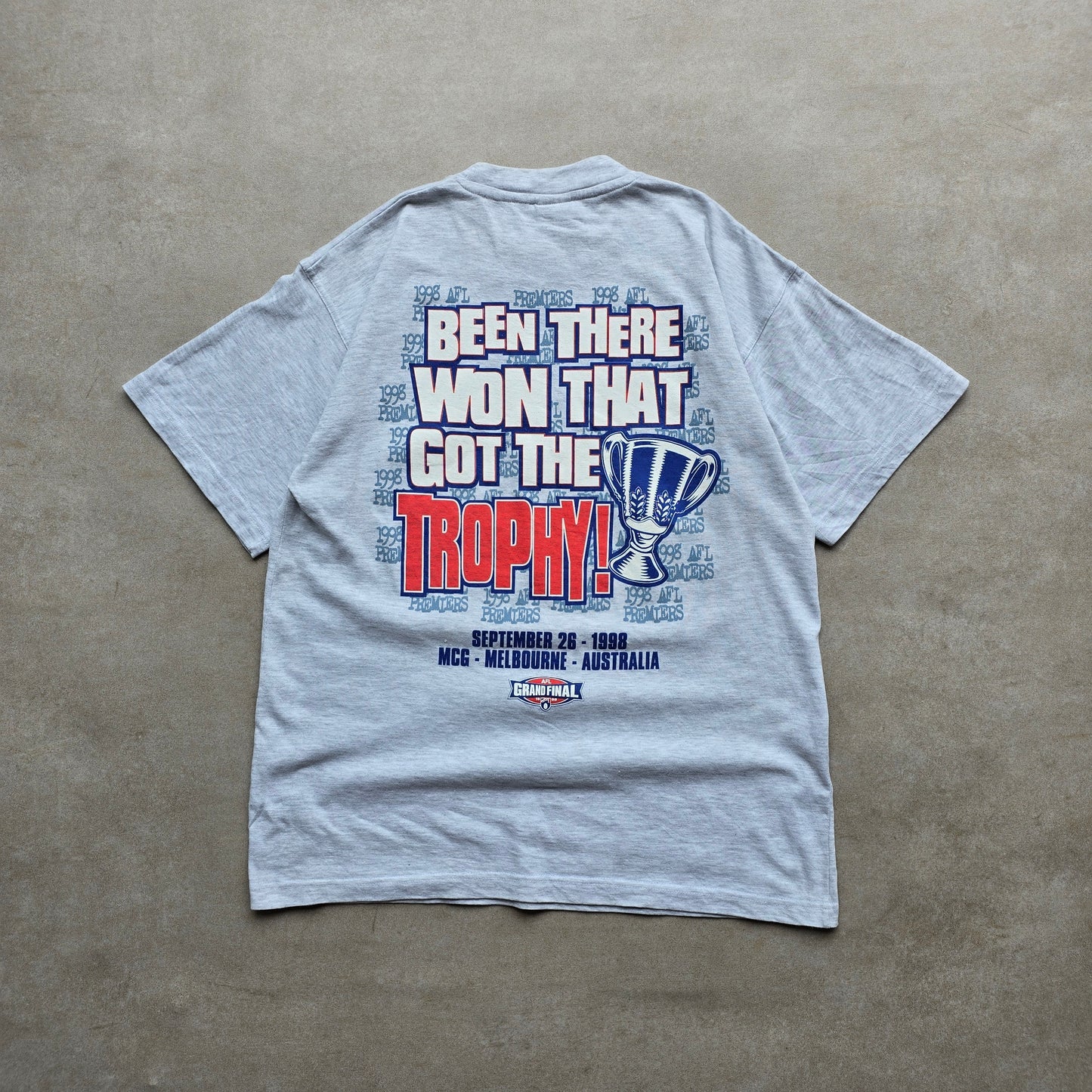 Vintage 1998 AFL Adelaide Crows Premiers Tee - M