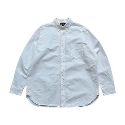 Beams Plus Oxford White Long Sleeve Button Up Shirt - L