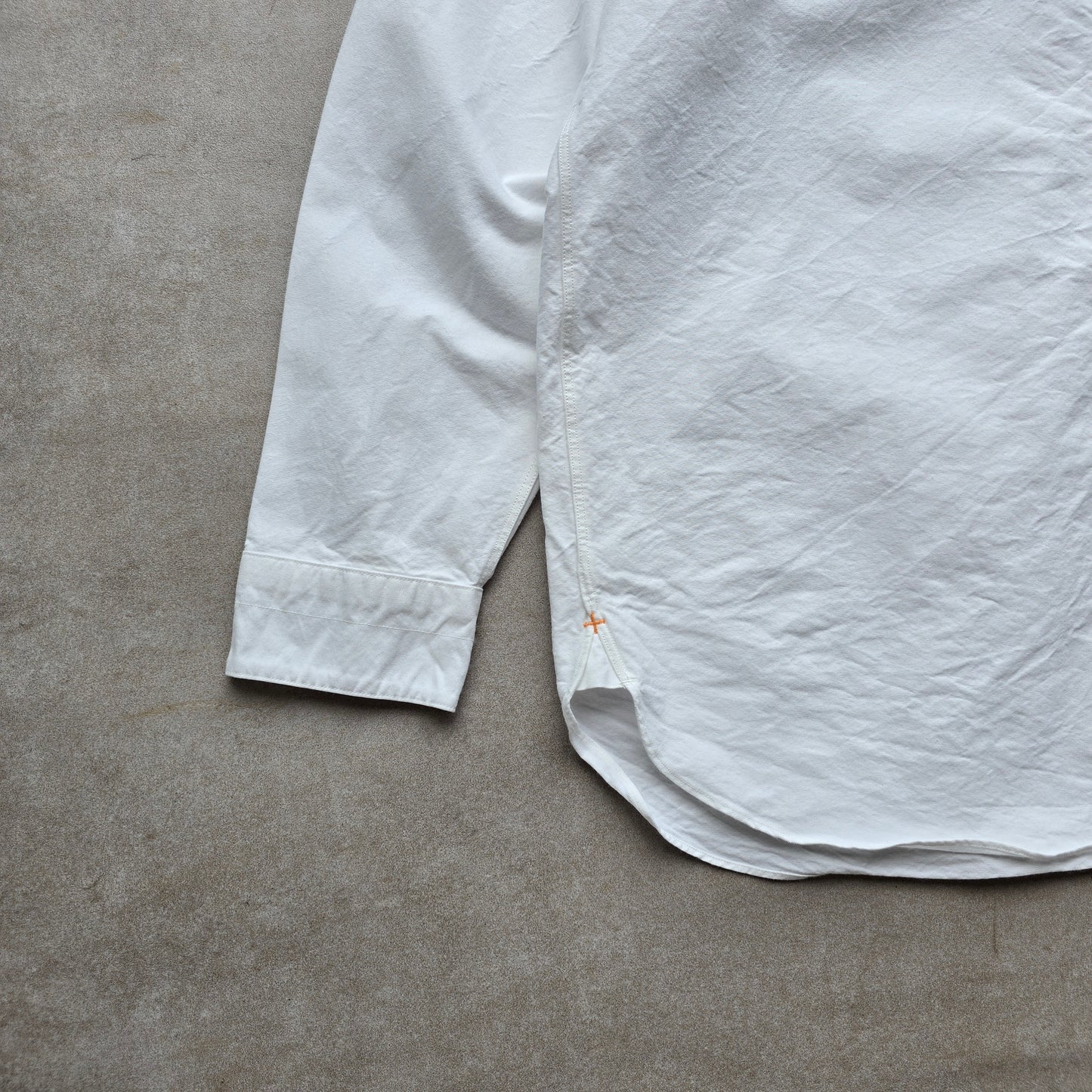 Beams Plus Oxford White Long Sleeve Button Up Shirt - L