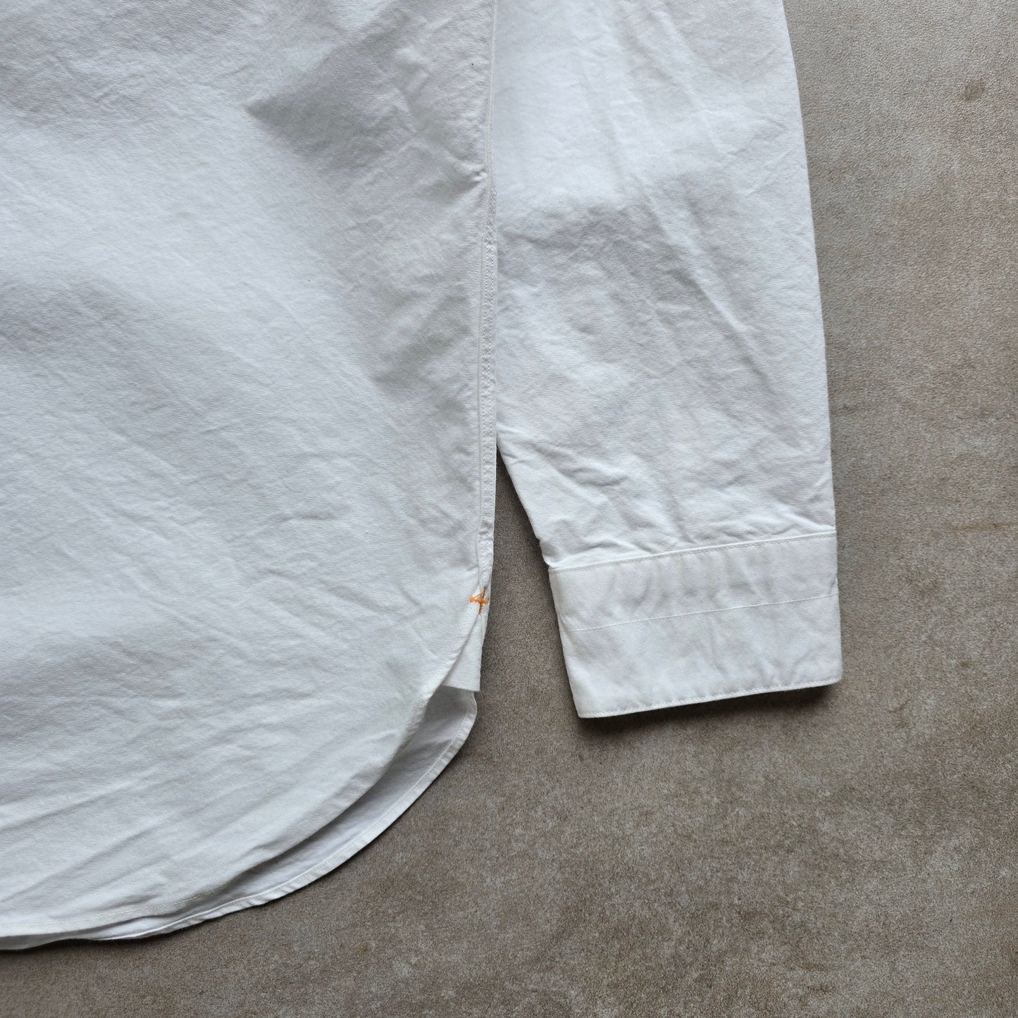 Beams Plus Oxford White Long Sleeve Button Up Shirt - L