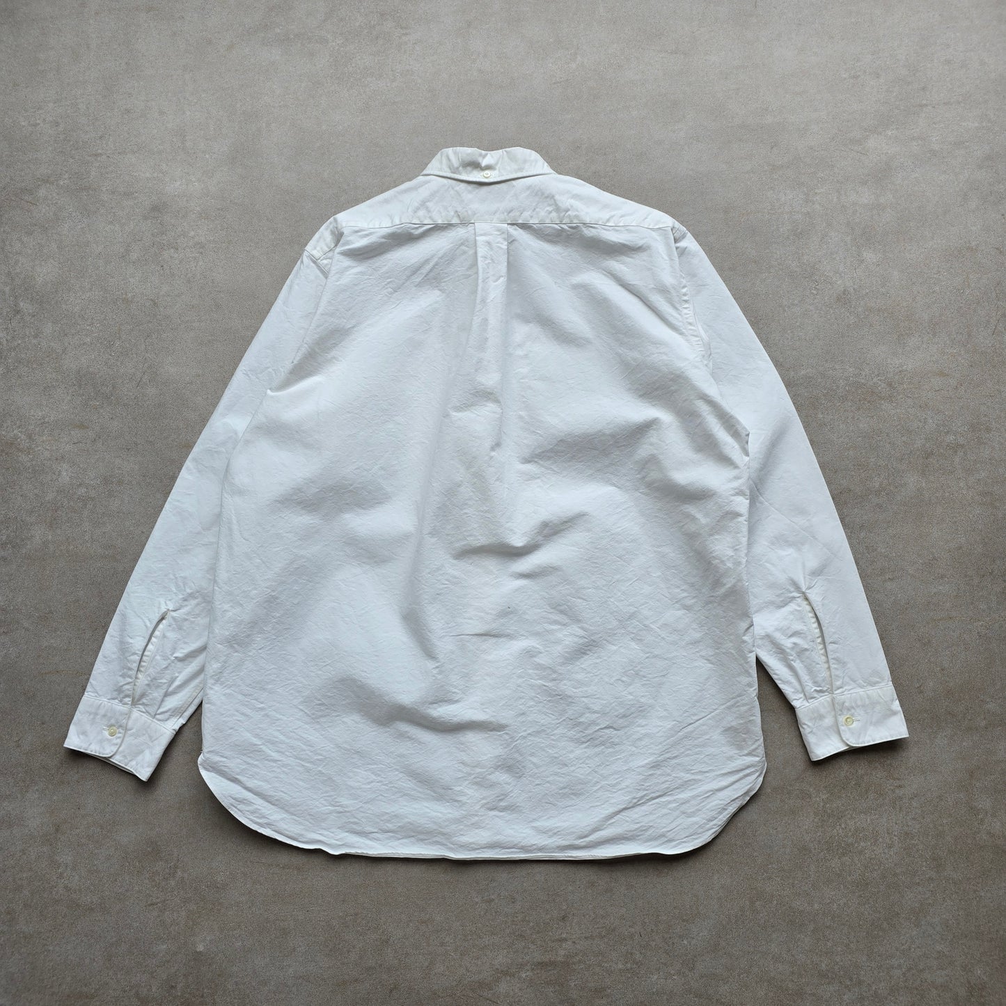 Beams Plus Oxford White Long Sleeve Button Up Shirt - L