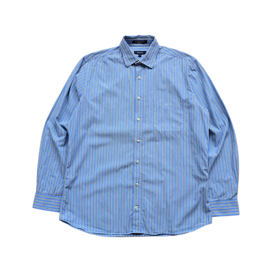 Gant Striped Long Sleeve Button Up Shirt - M