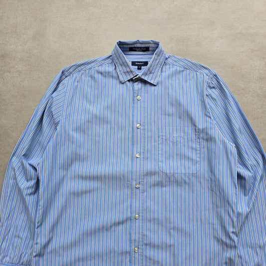 Gant Striped Long Sleeve Button Up Shirt - M