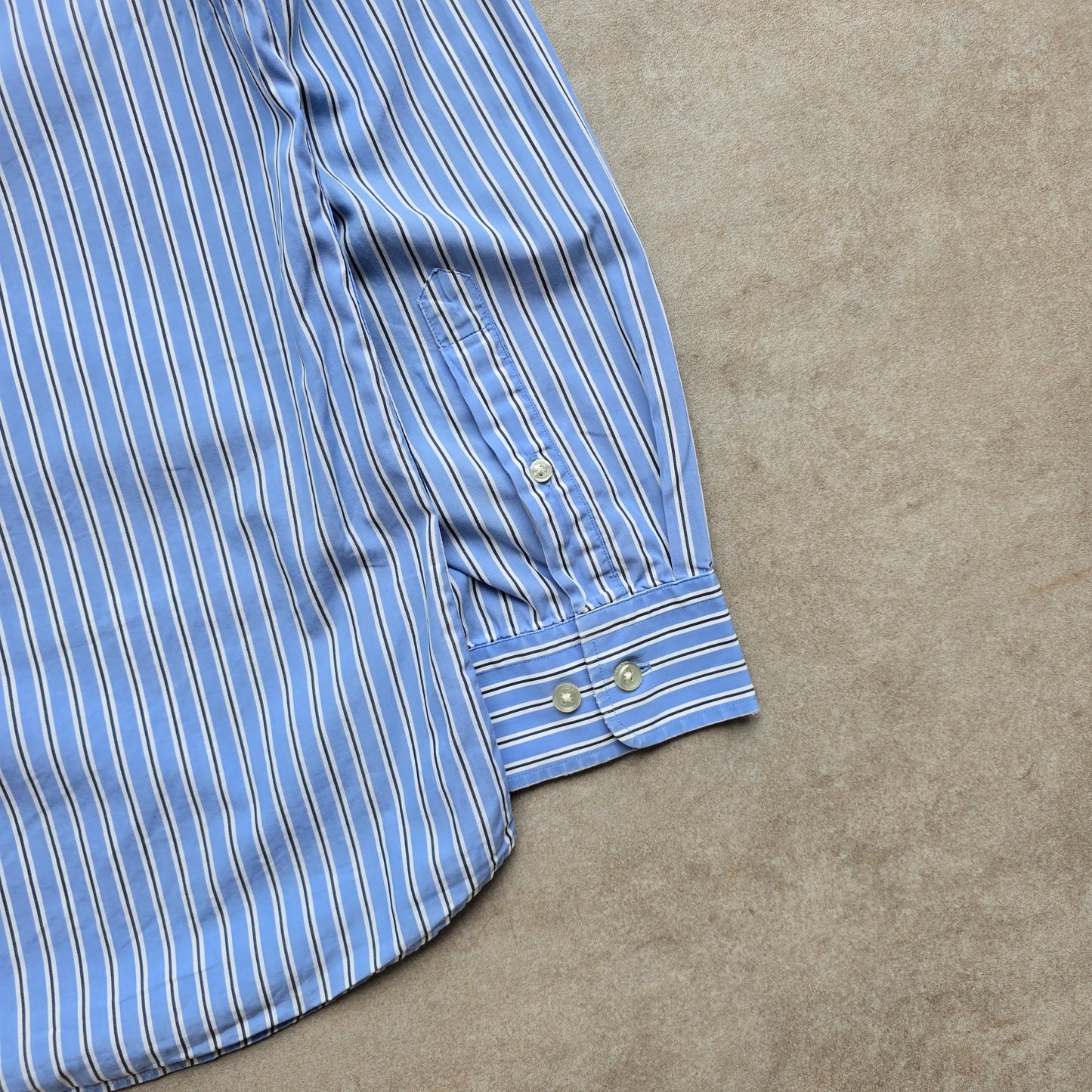 Gant Striped Long Sleeve Button Up Shirt - M
