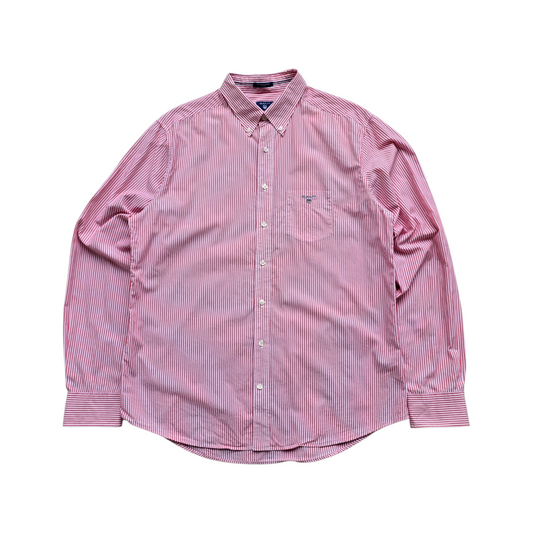 Gant Striped Long Sleeve Button Up Shirt - XXL