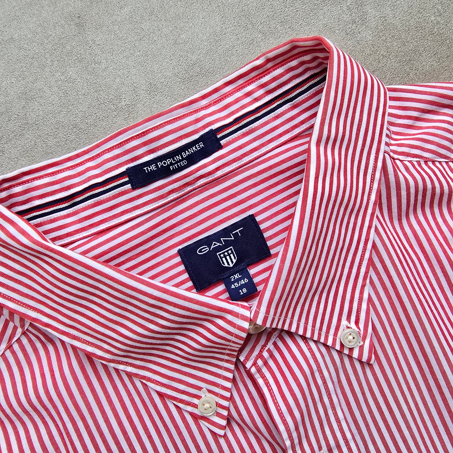 Gant Striped Long Sleeve Button Up Shirt - XXL