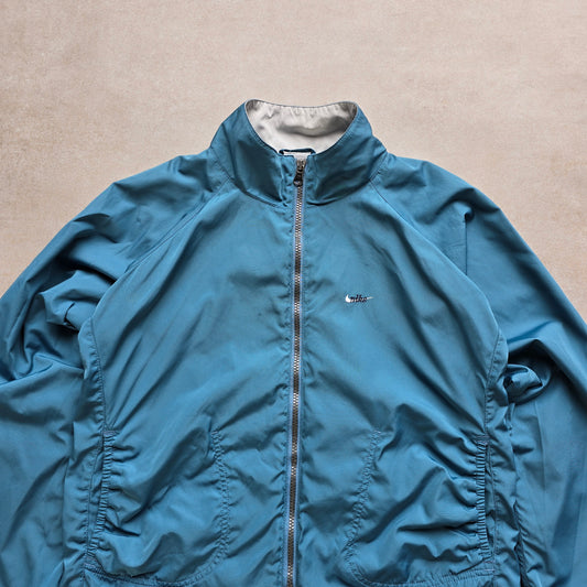 Vintage Nike Mini Swoosh Windbreaker Jacket - WMNS M
