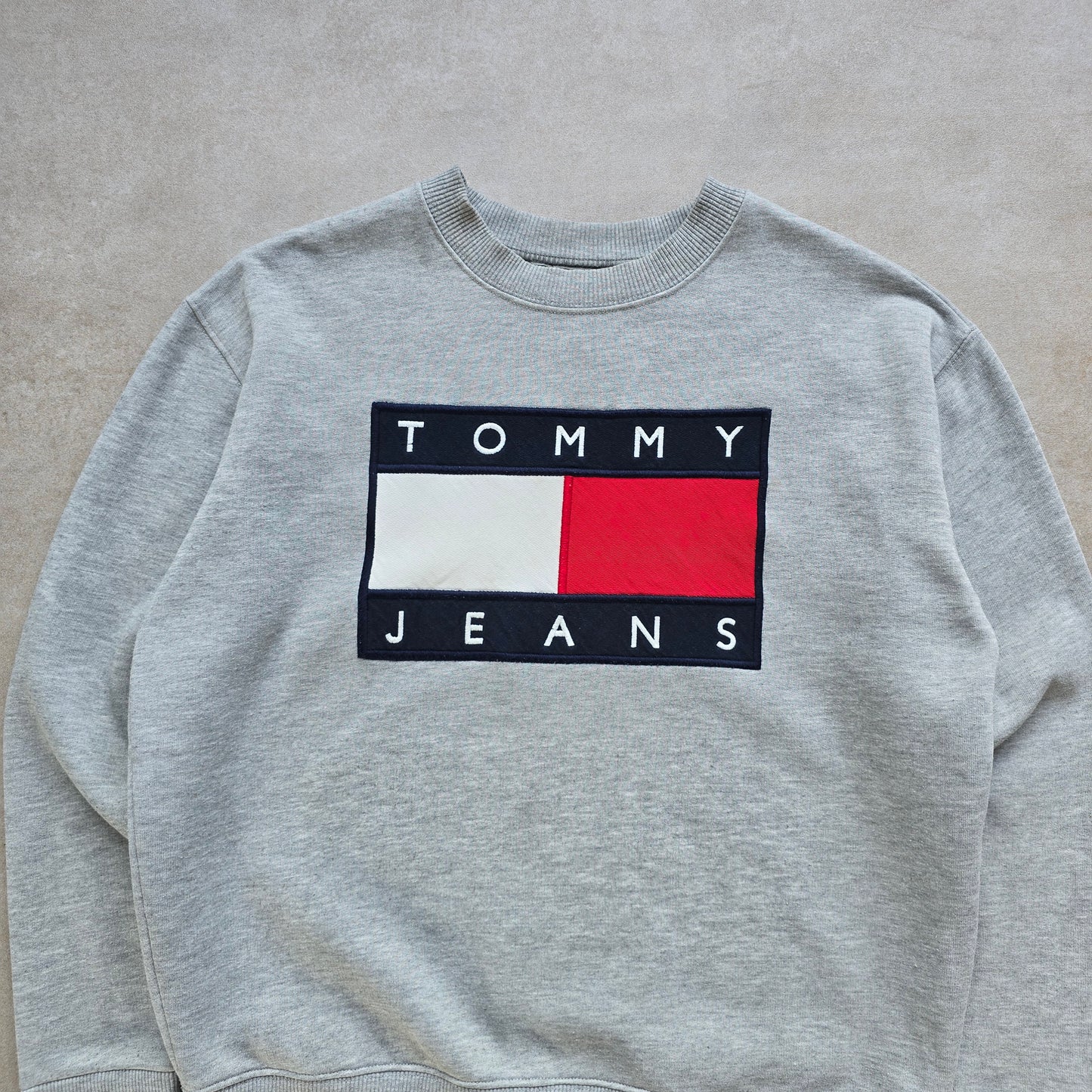Tommy Hilfiger Flag Grey Sweatshirt - S