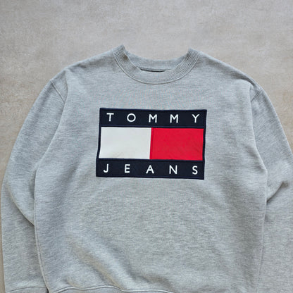 Tommy Hilfiger Flag Grey Sweatshirt - S