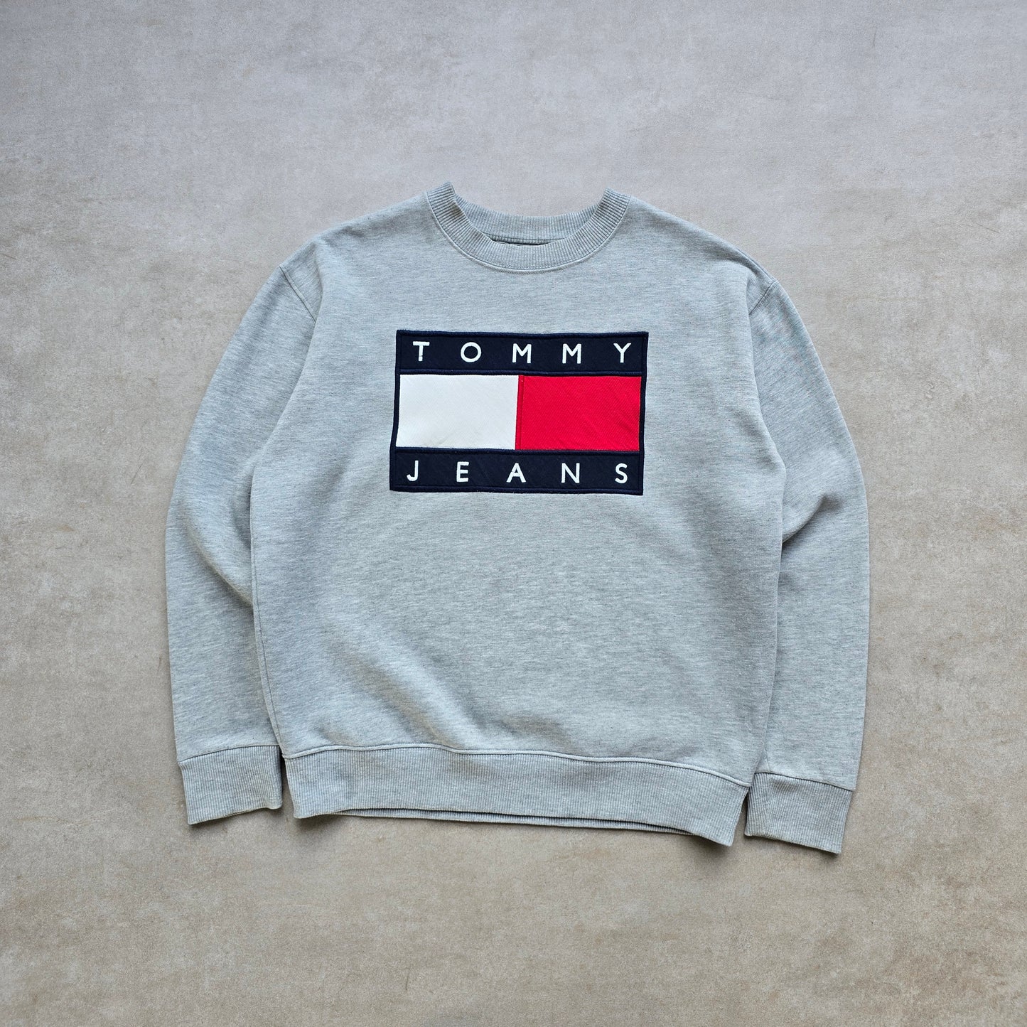 Tommy Hilfiger Flag Grey Sweatshirt - S