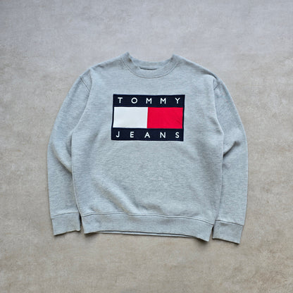 Tommy Hilfiger Flag Grey Sweatshirt - S
