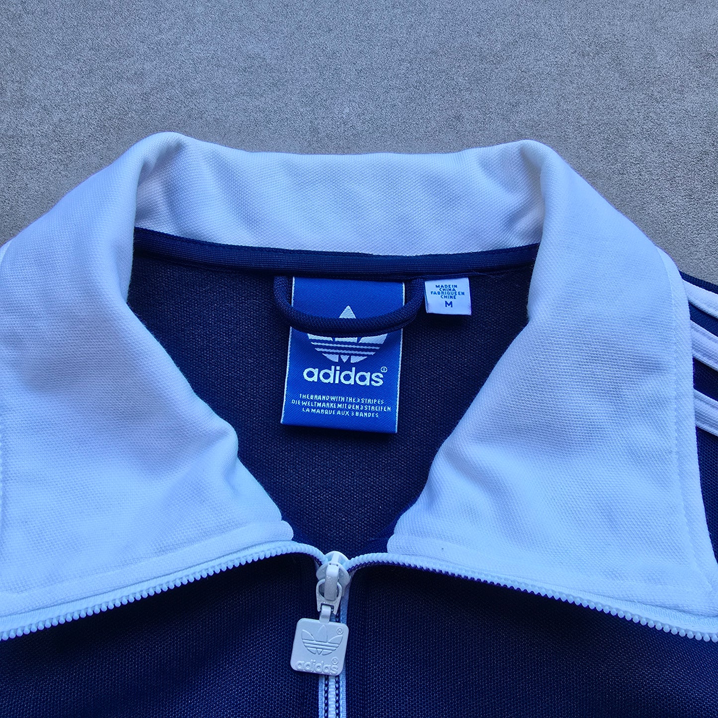 Adidas Trefoil 3 Stripe Track Jacket - M