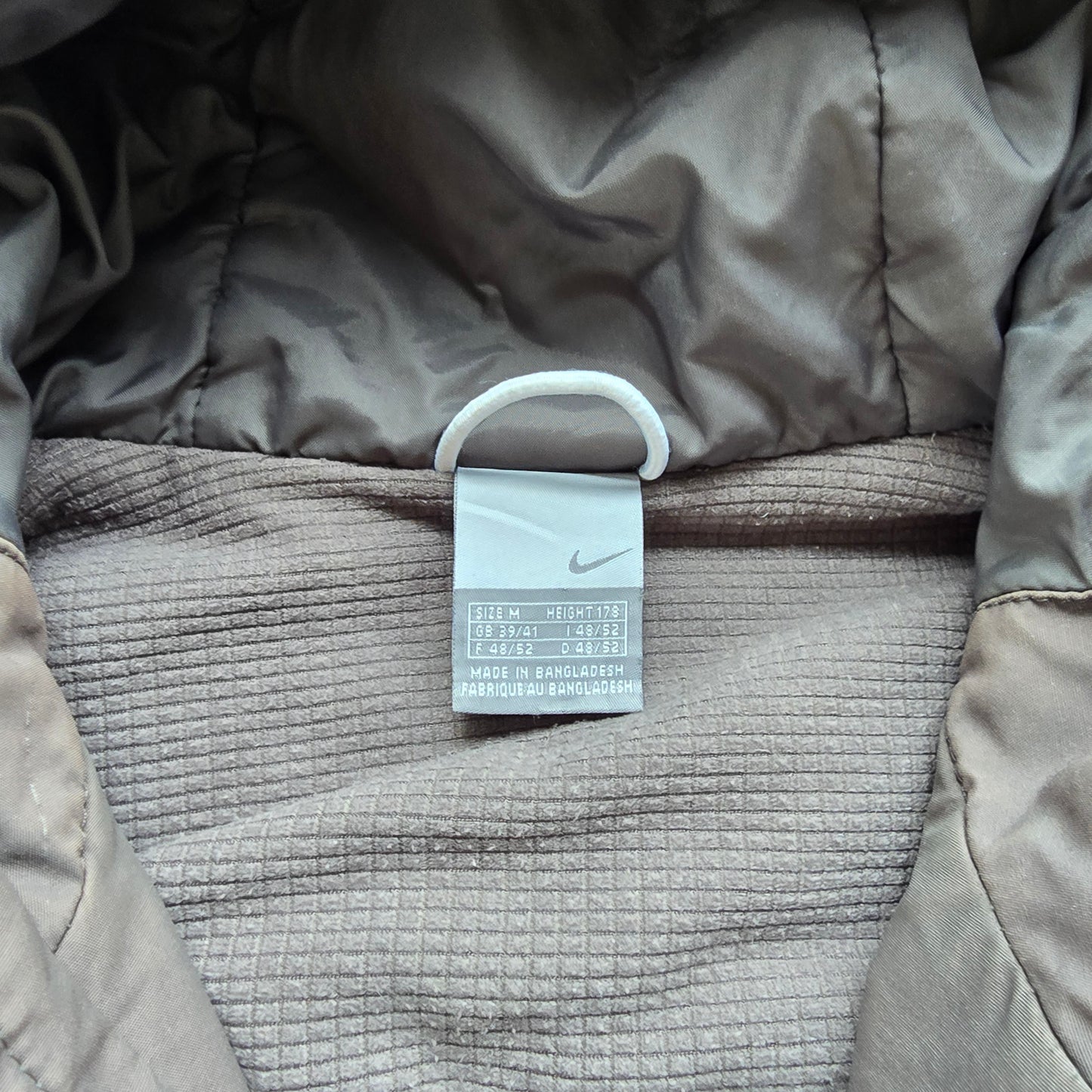 Vintage Nike Mini Swoosh Insulated Hooded Jacket - M