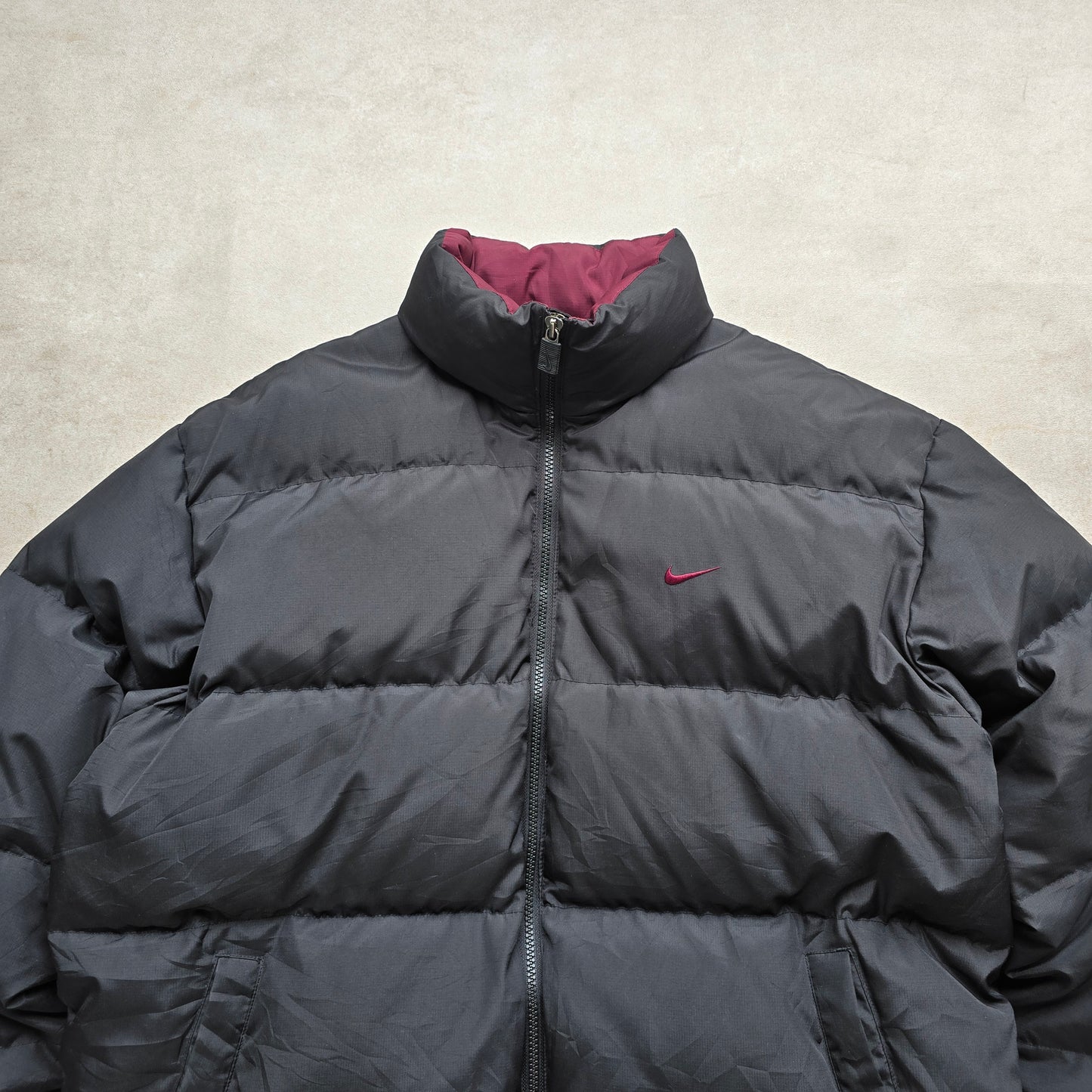 Vintage Nike Mini Swoosh Puffer Jacket - L