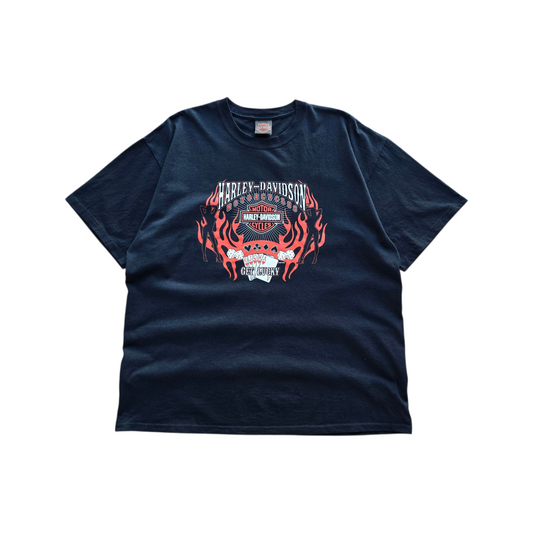 Harley Davidson Get Lucky Flames Tee - XL