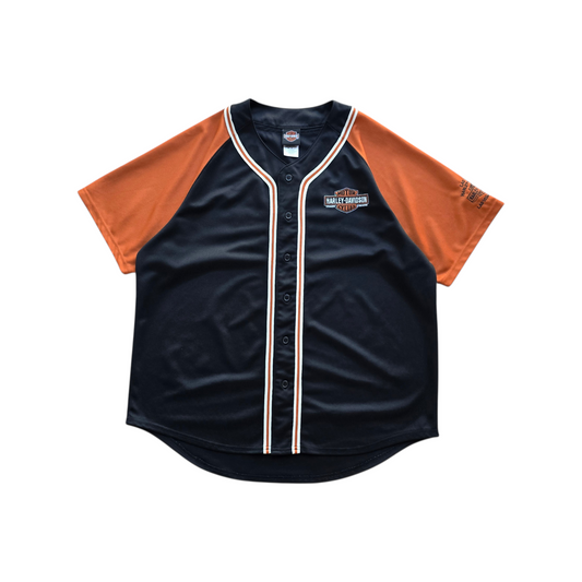 Vintage 2000's Harley Davidson Las Vegas Baseball Jersey - XL
