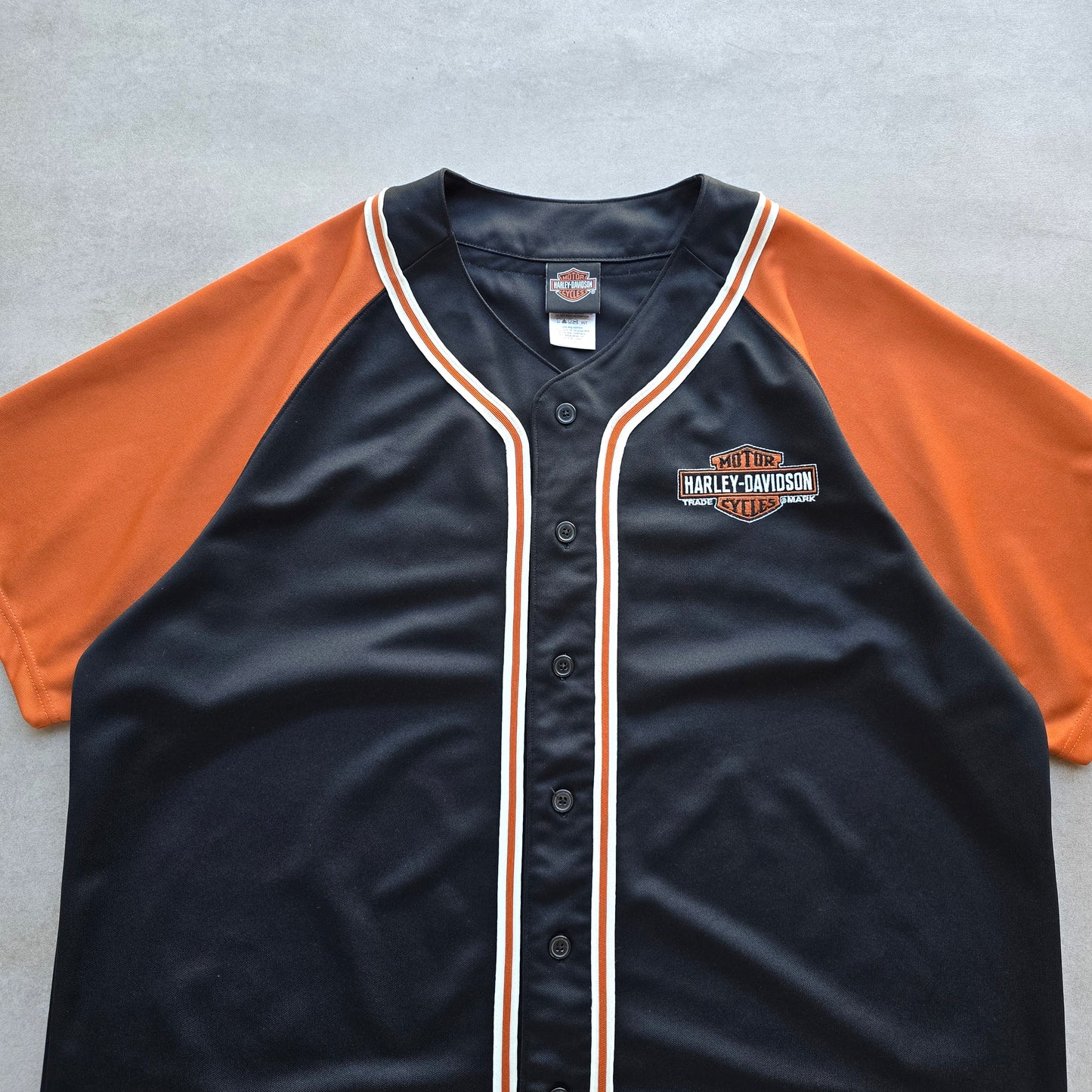 Vintage 2000's Harley Davidson Las Vegas Baseball Jersey - XL