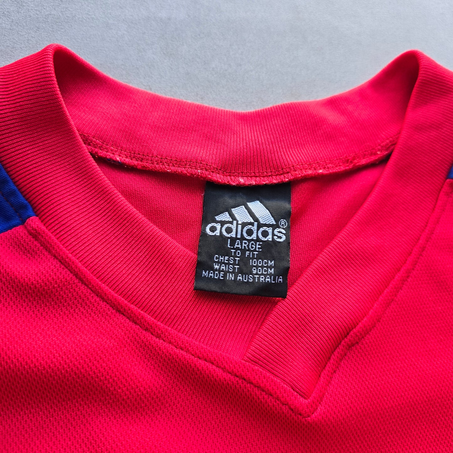 Vintage 90's Adidas #9 Soccer Jersey - L