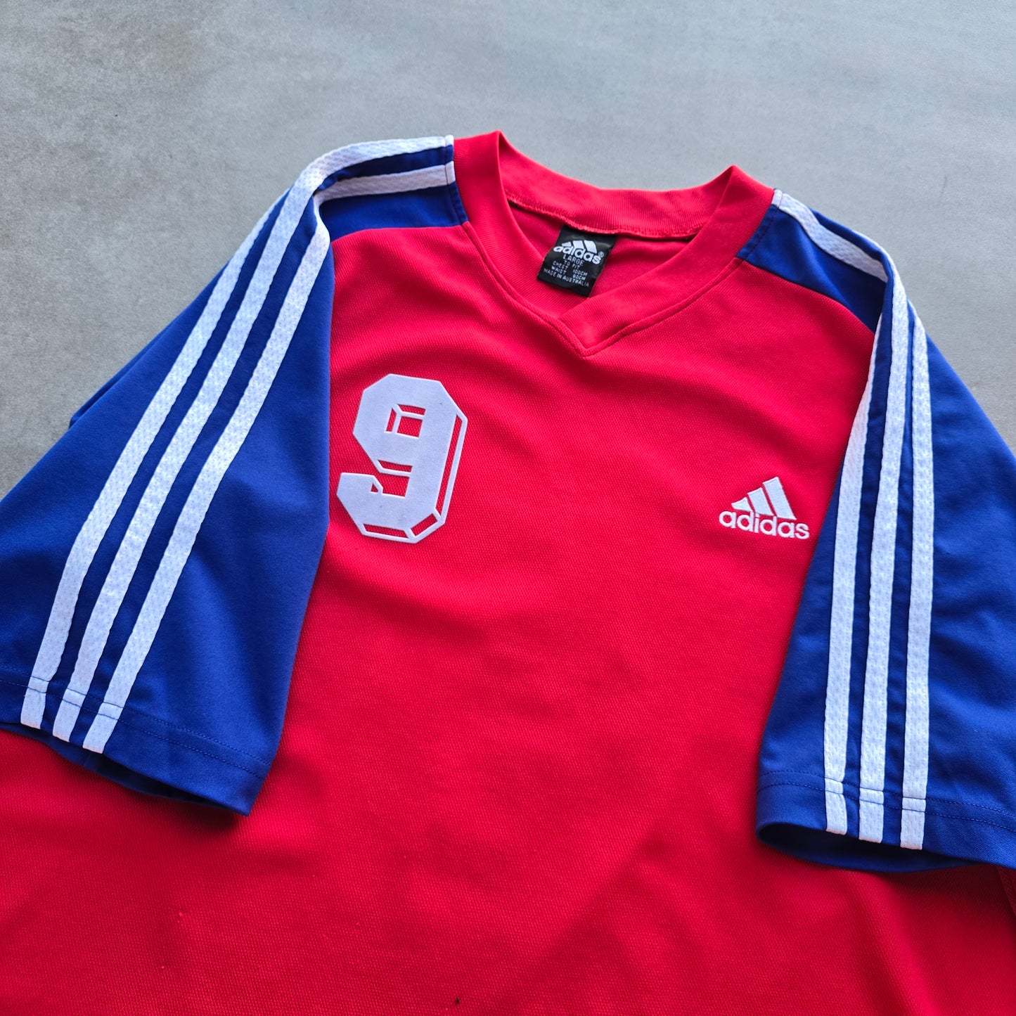 Vintage 90's Adidas #9 Soccer Jersey - L