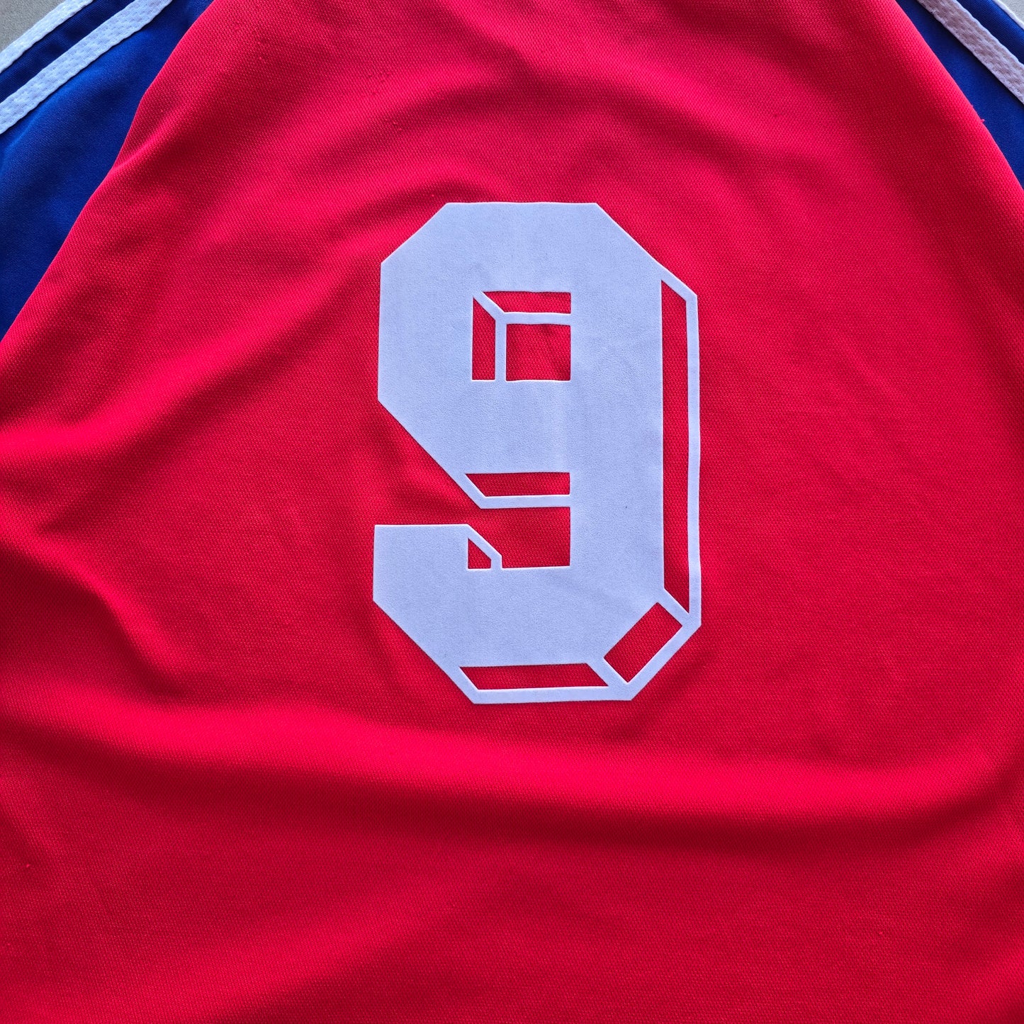 Vintage 90's Adidas #9 Soccer Jersey - L