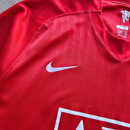 RARE 2007/09 Nike Manchester United Home Long Sleeve Jersey - XL