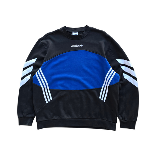 Adidas Trefoil 3 Stripe Sweatshirt - L/XL