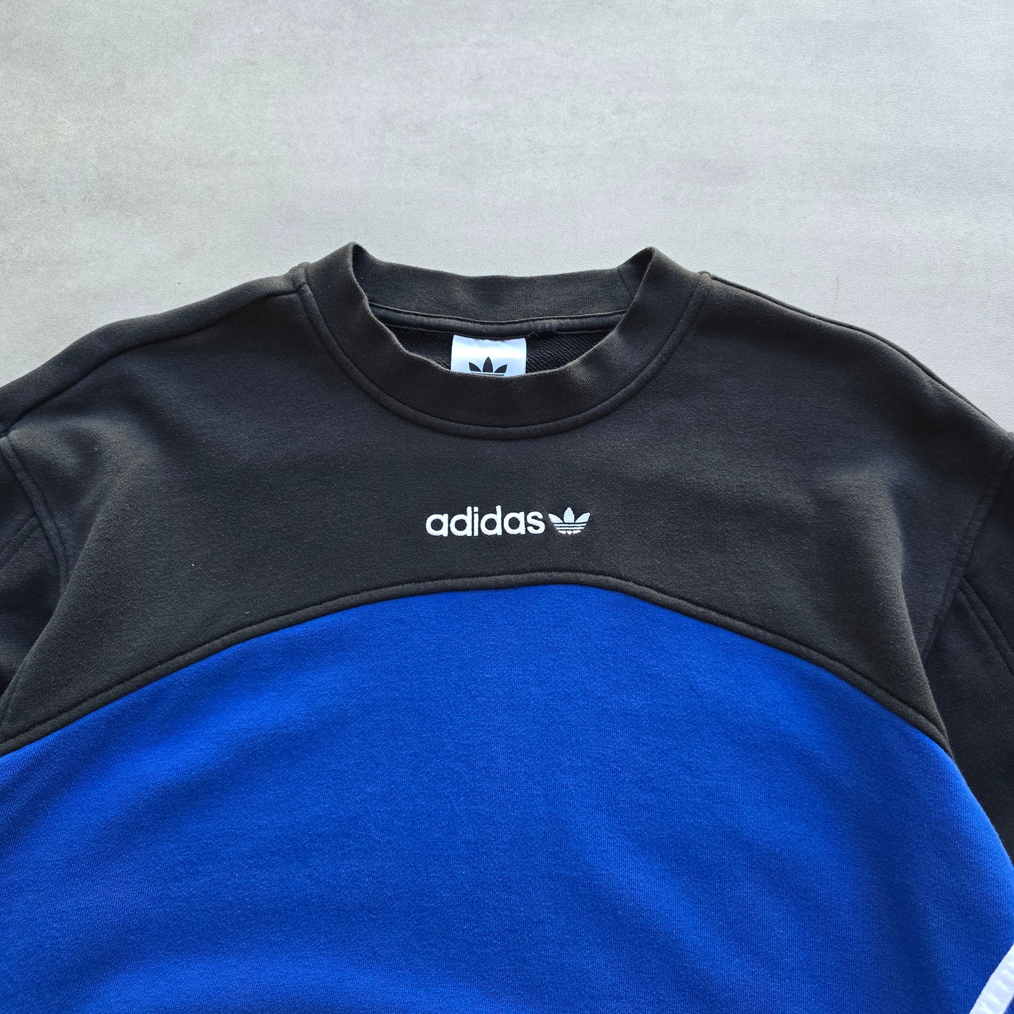 Adidas Trefoil 3 Stripe Sweatshirt - L/XL