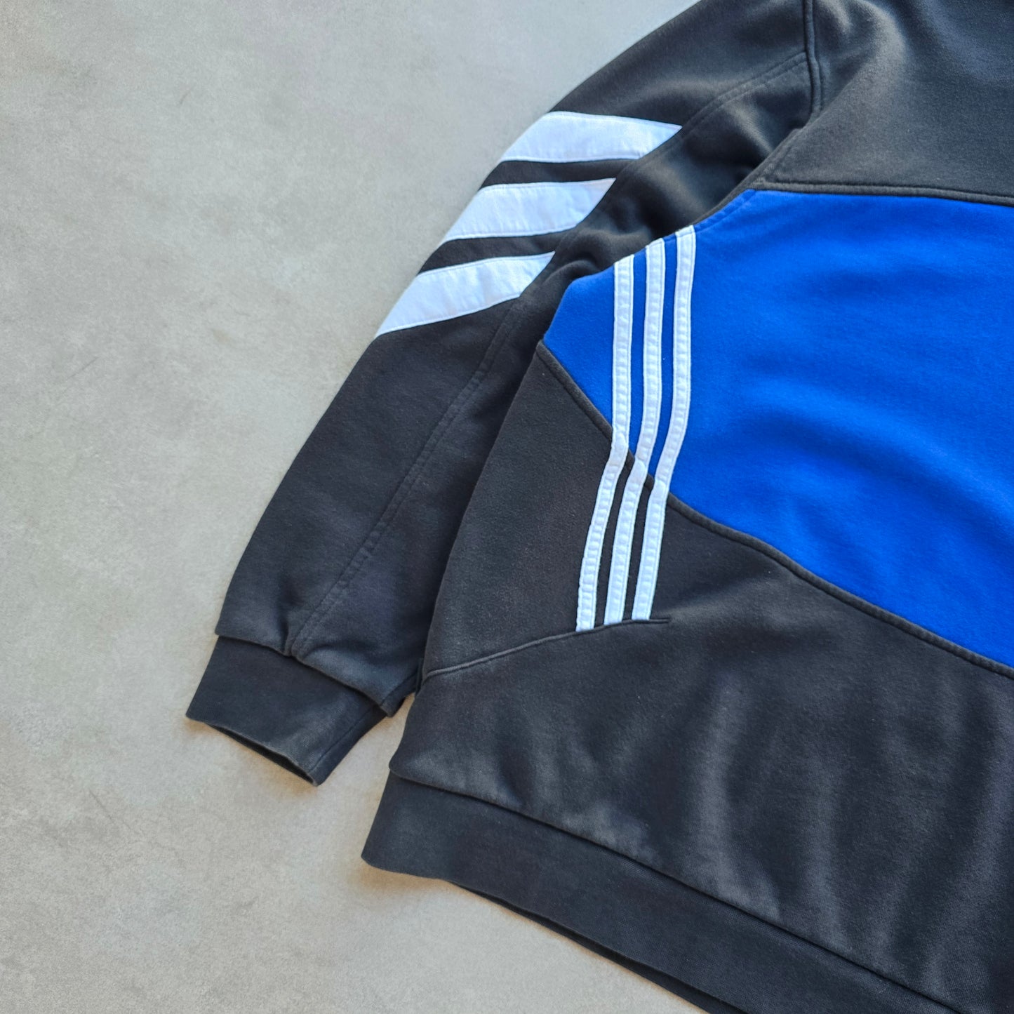 Adidas Trefoil 3 Stripe Sweatshirt - L/XL