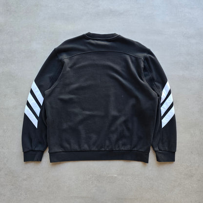 Adidas Trefoil 3 Stripe Sweatshirt - L/XL
