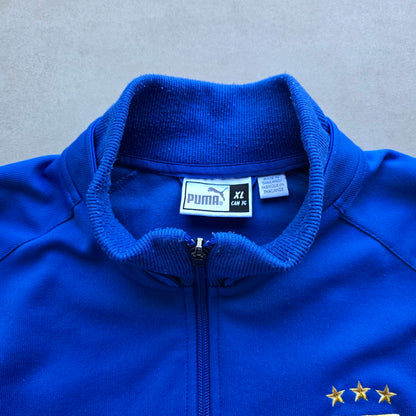 Vintage 2004/05 Puma Italy 1/2 Zip Track Jacket - L