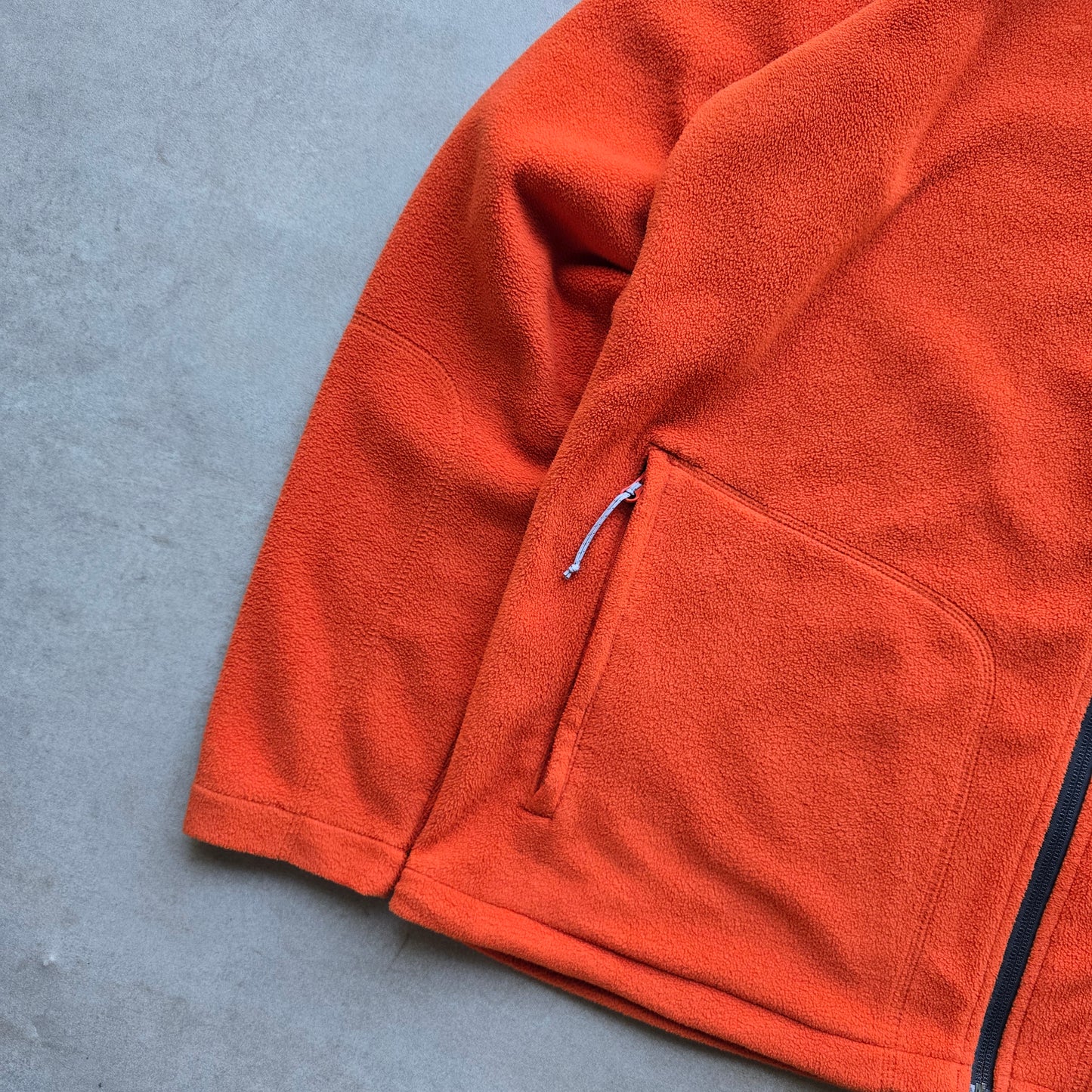 Columbia Full Zip Fleece Orange Jacket - L