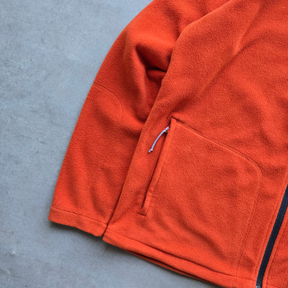 Columbia Full Zip Fleece Orange Jacket - L