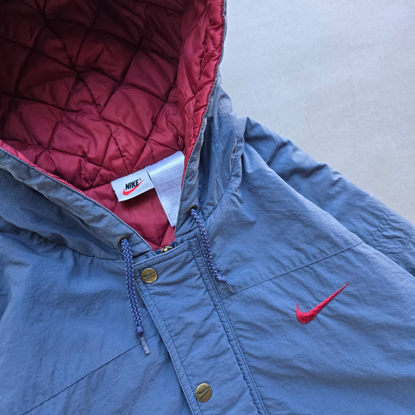 Vintage 90's Nike Air Quilted Jacket - L