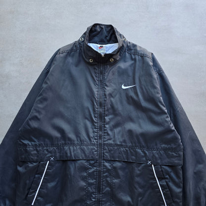 Vintage 90's Nike Big Swoosh Quilted Jacket - M/L