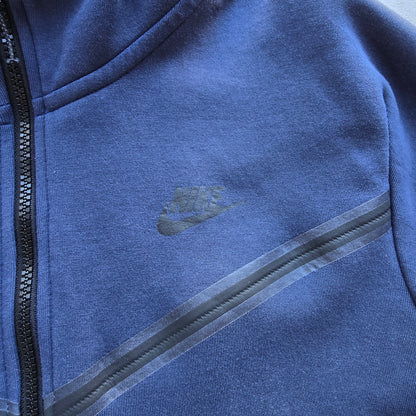 Nike Tech Fleece Navy Blue Hoodie - M