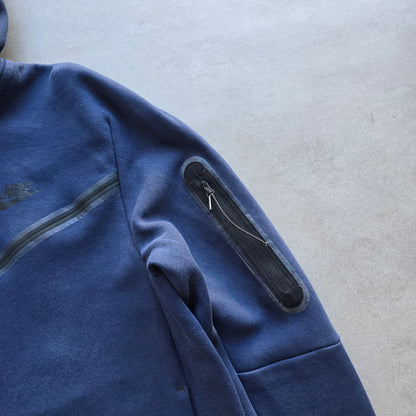 Nike Tech Fleece Navy Blue Hoodie - M