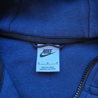 Nike Tech Fleece Navy Blue Hoodie - M